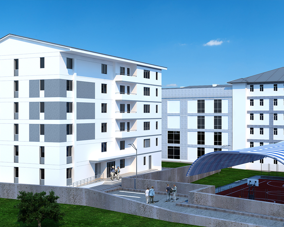 Hakkari 1000 Kişilik Öğrenci Yurdu Yapımı